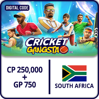 Cricket Gangsta CP Gift Card 250,000 + GP 750 (RSA)