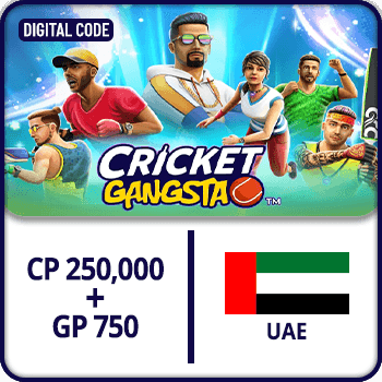 Cricket Gangsta CP Gift Card 250,000 + GP 750 (UAE)