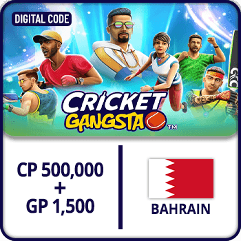 Cricket Gangsta CP Gift Card 500,000 + GP 1500 (BAH)