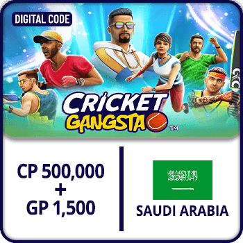 Cricket Gangsta CP Gift Card 500,000 + GP 1500 (KSA)
