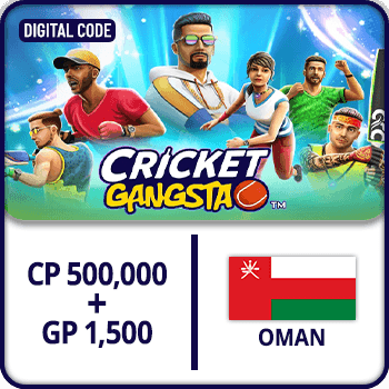 Cricket Gangsta CP Gift Card 500,000 + GP 1500 (OMN)