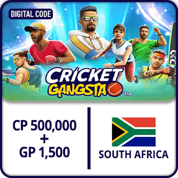 Cricket Gangsta CP Gift Card 500,000 + GP 1500 (RSA)