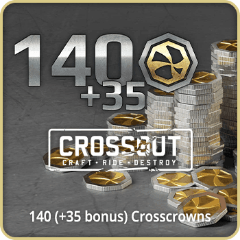 Crossout 140 (+35 bonus) Crosscrowns Gift Card