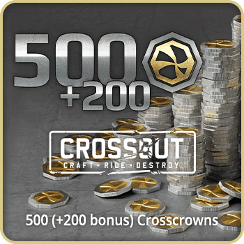 Crossout 500 (+200 bonus) Crosscrowns Gift Card