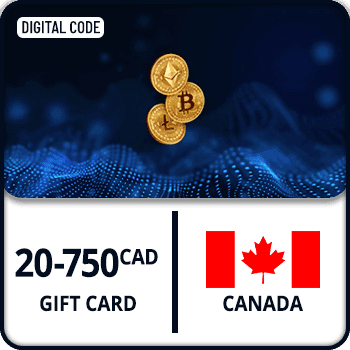 Crypto Gift Card Canada C$20-750 CAD