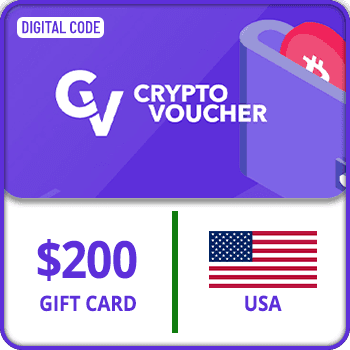 CryptoVoucher.io USA $200 Gift Card