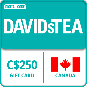 DAVIDsTEA Gift Card CANADA 250 CAD