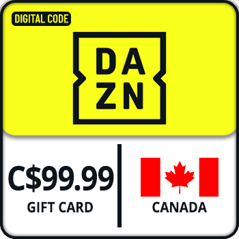 Dazn Gift Card CANADA 99.99 CAD