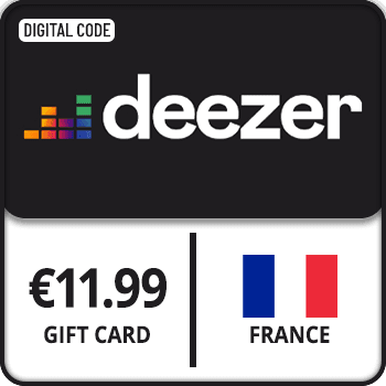 Deezer Premium Gift Card FRANCE 11.99 EUR