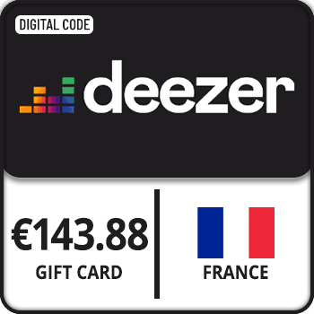 Deezer Premium Gift Card FRANCE 143.88 EUR