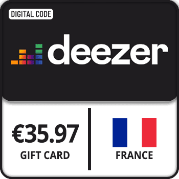 Deezer Premium Gift Card FRANCE 35.97 EUR