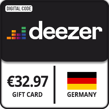 Deezer Premium Gift Card GERMANY 32.97 EUR