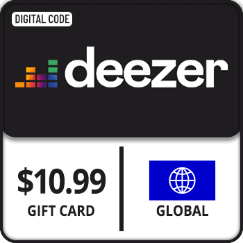 Deezer Premium Gift Card GLOBAL 10.99 USD