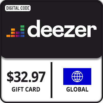 Deezer Premium Gift Card GLOBAL 32.97 USD