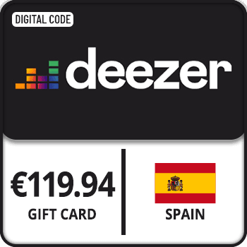 Deezer Premium Gift Card SPAIN 119.94 EUR