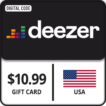 Deezer Premium Gift Card USA 10.99 USD