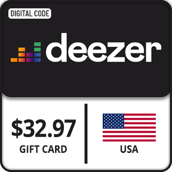 Deezer Premium Gift Card USA 32.97 USD
