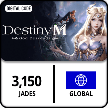 Destiny M God Descends Gift Card GLOBAL Jades 3150