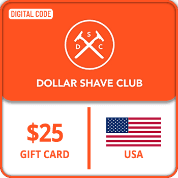 Dollar Shave Club Gift Card USA 25 USD