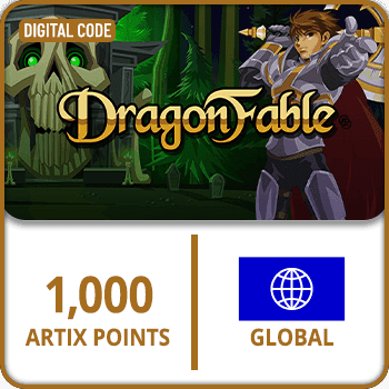 DragonFable Artix Points 1000 GLOBAL