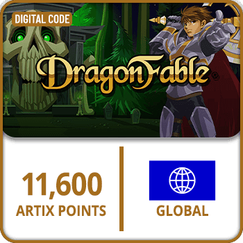 DragonFable Artix Points 11600 GLOBAL