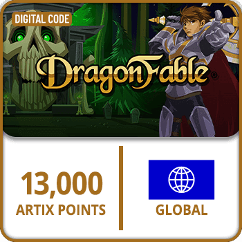 DragonFable Artix Points 13000 GLOBAL