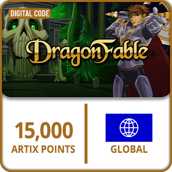 DragonFable Artix Points 15000 GLOBAL