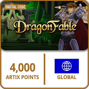 DragonFable Artix Points 4000 GLOBAL