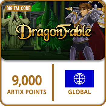 DragonFable Artix Points 9000 GLOBAL