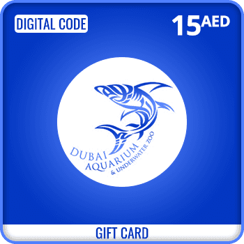 Dubai Aquarium UAE Gift Card 15 AED