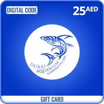 Dubai Aquarium UAE Gift Card 25 AED