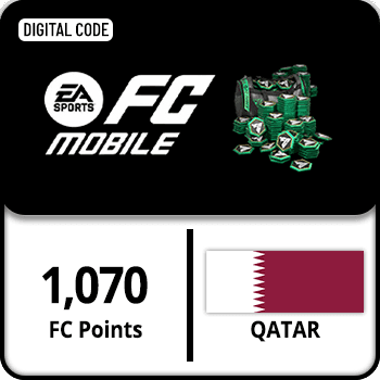 EA FC Mobile Gift Card Qatar FC Points 1070