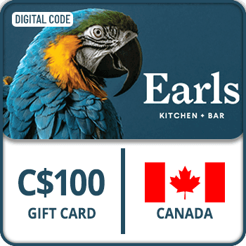 Earls Gift Card CANADA 100 CAD