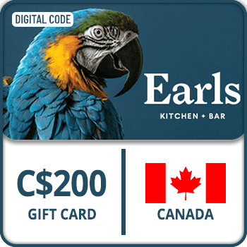Earls Gift Card CANADA 200 CAD