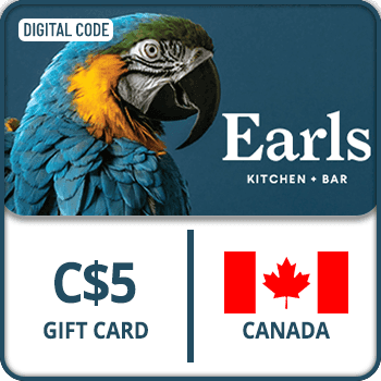 Earls Gift Card CANADA 5 CAD