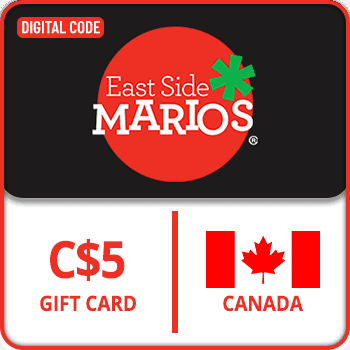 East Side Mario Gift Card CANADA 5 CAD