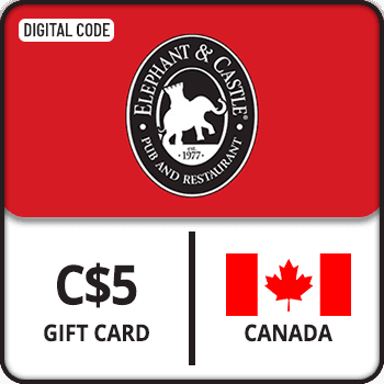 Elephant & Castle Gift Card CANADA 5 CAD