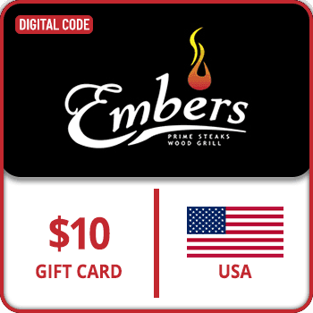 Embers Restaurant eGift Gift Card USA 10 USD