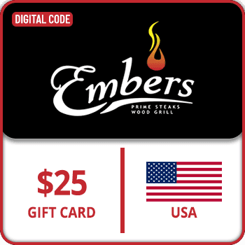 Embers Restaurant eGift Gift Card USA 25 USD