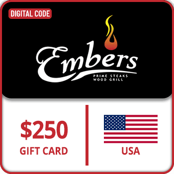 Embers Restaurant eGift Gift Card USA 250 USD