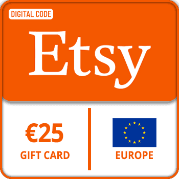 Etsy Gift Card EUROPE 25 EUR