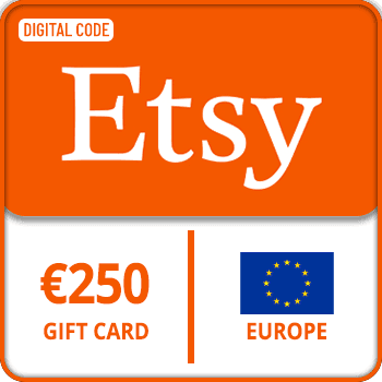Etsy Gift Card EUROPE 250 EUR