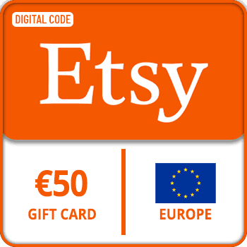 Etsy Gift Card EUROPE 50 EUR