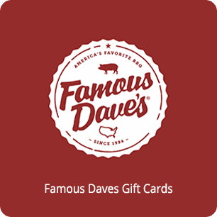 Famous Daves Gift Cards