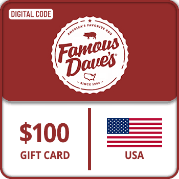 Famous Daves Gift Card USA $100