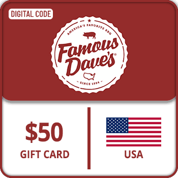 Famous Daves Gift Card USA $50