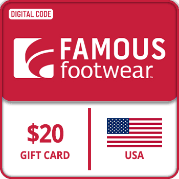 Famous Footwear Gift Card USA 20 USD