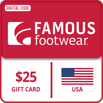 Famous Footwear Gift Card USA 25 USD