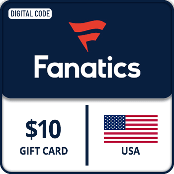 Fanatics eGift Voucher Gift Card USA $10