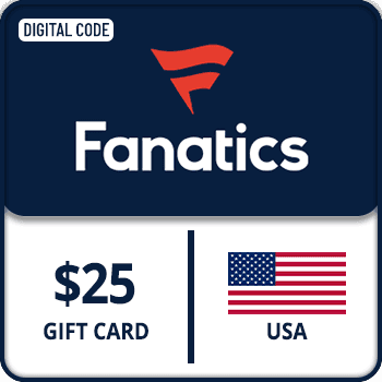 Fanatics eGift Voucher Gift Card USA $25